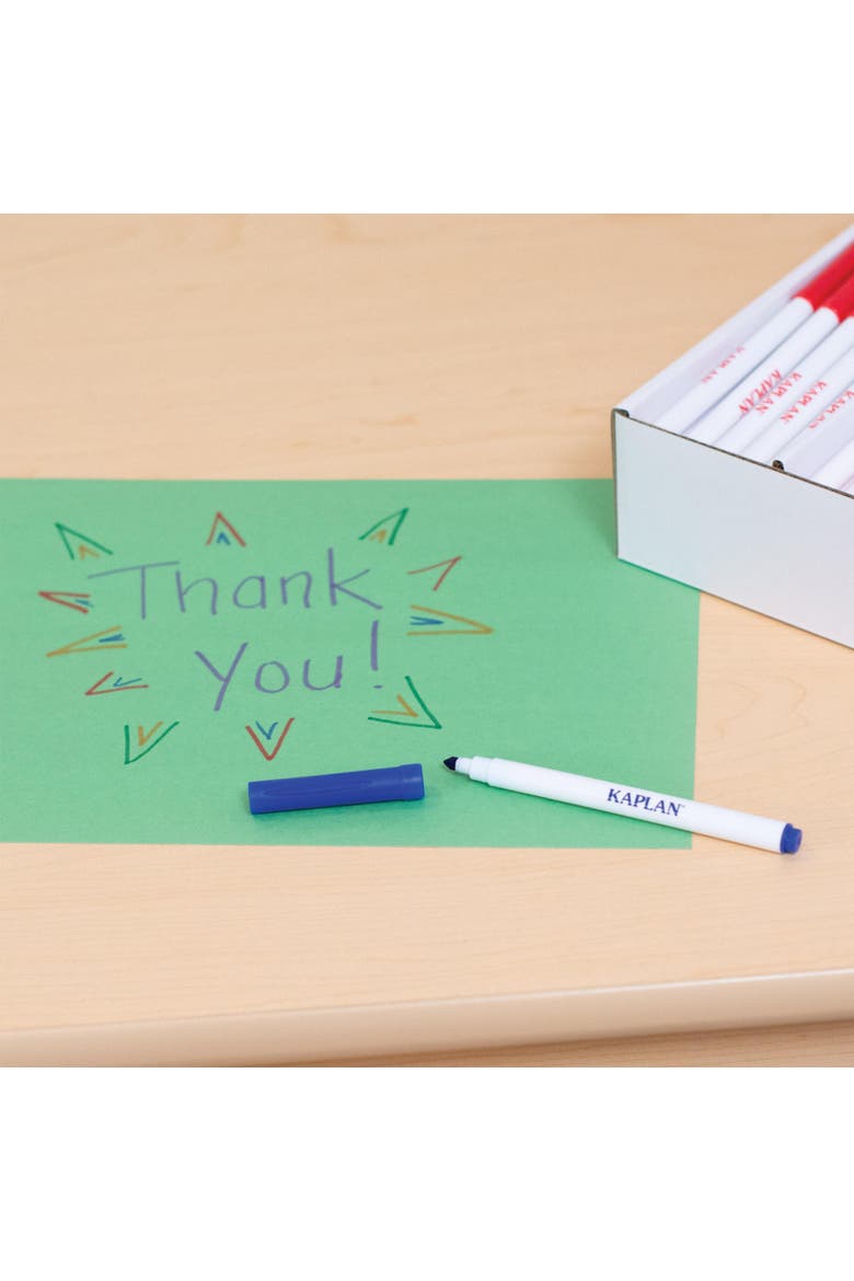 Washable Fine Tip Marker Class Pack - 200 Per Box, Alternate, color, Multicolor