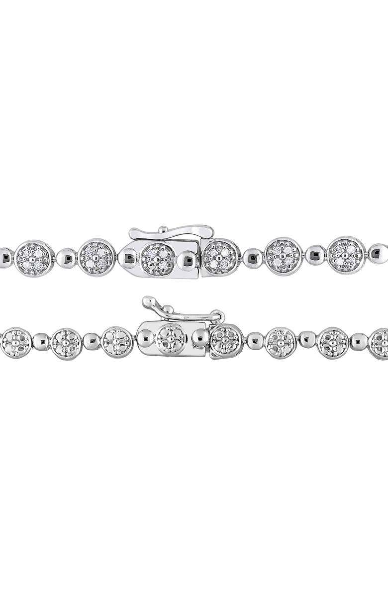 DELMAR Diamond Tennis Necklace & Bracelet Set - 1ct., Alternate, color,