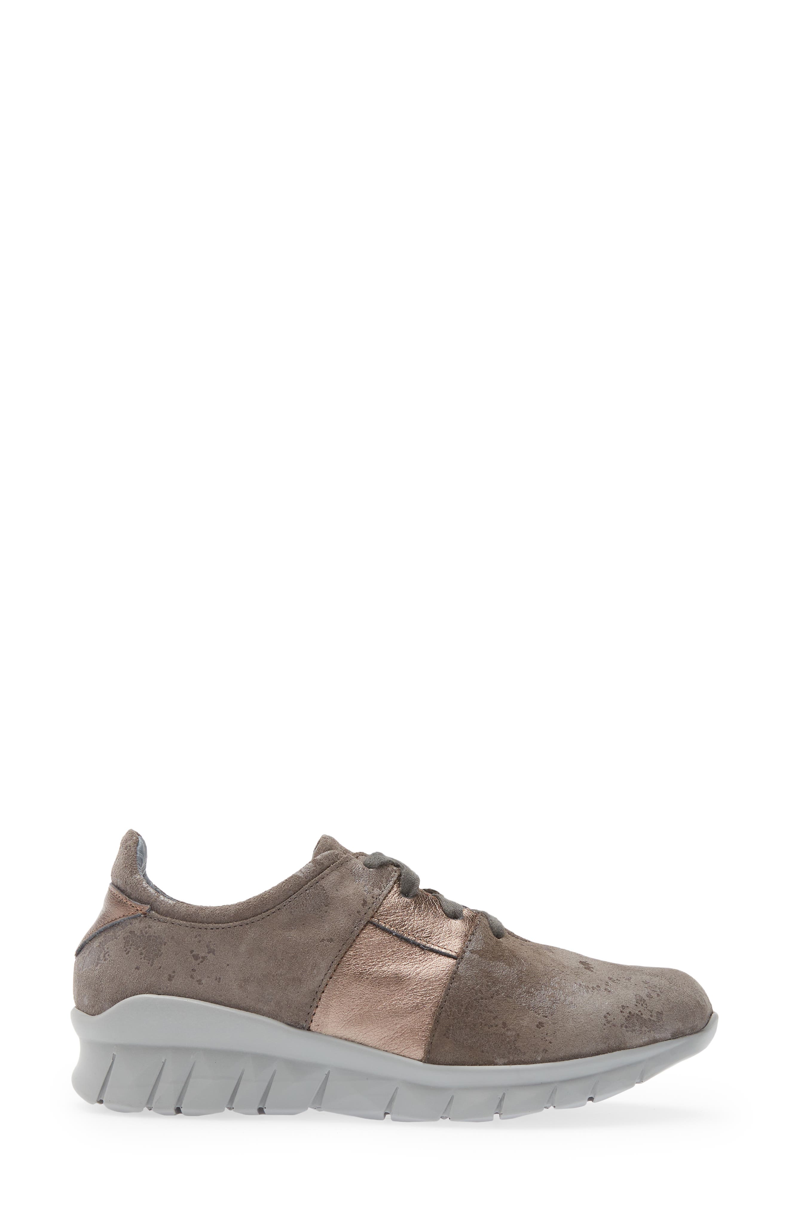 Naot Buzz Sneaker, Alternate, color, Gray Marble Suede
