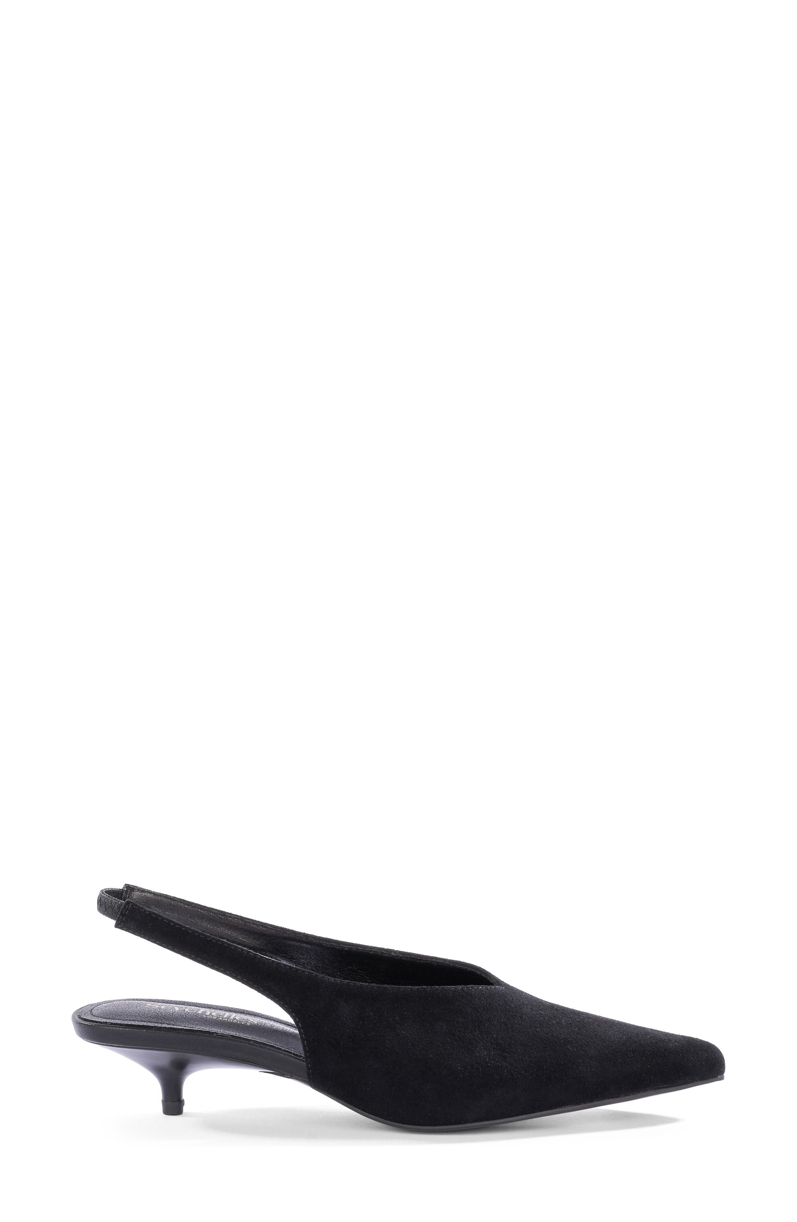 All Day Long Slingback Pump, Alternate, color, BLACK