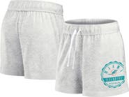 FANATICS Women's Fanatics Branded Oatmeal Miami Dolphins Vintage Badge Shorts