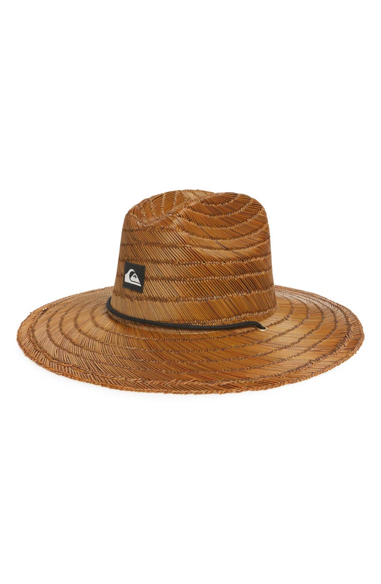 Quiksilver Pierside Straw Outback Hat, Main, color, 