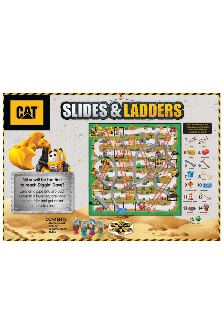 CAT Slides & Ladders Game, Alternate, color, Multicolor