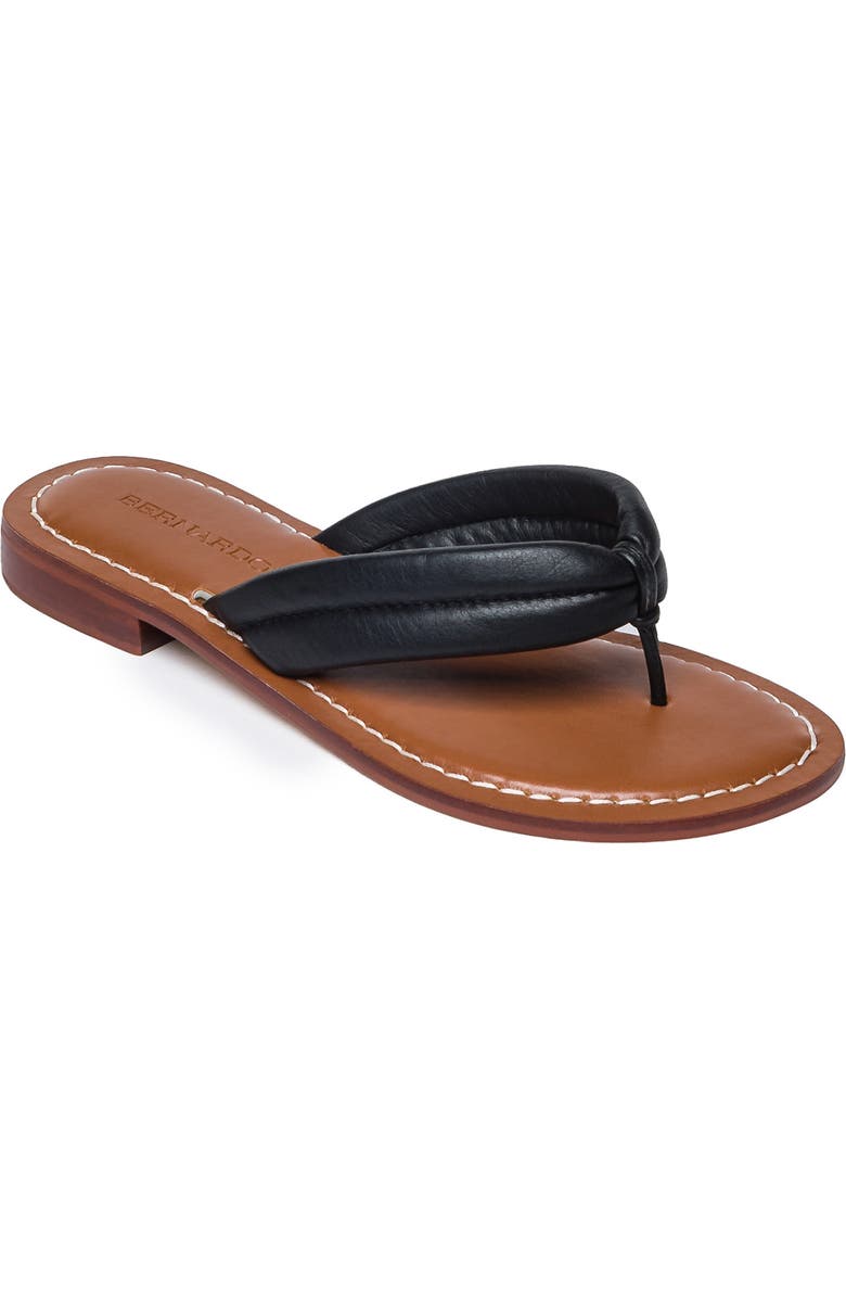 BERNARDO STUDIO Tilly Leather Flip-Flop Sandal, Main, color,