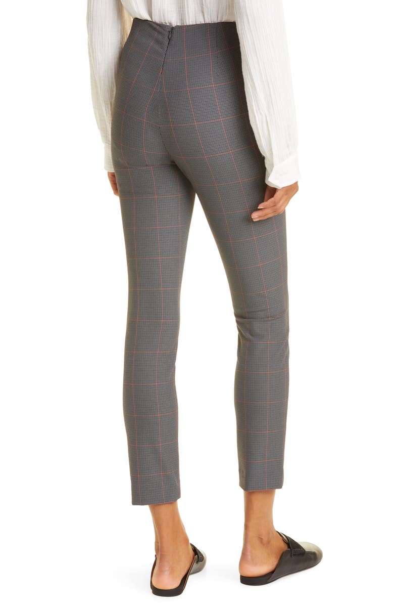 rag & bone Simone Check Ankle Pants, Alternate, color, Grey Multi