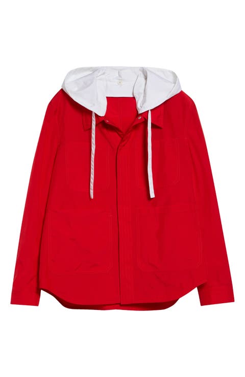 Utility Jacket with Removable Hood