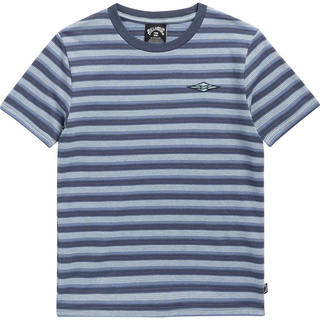 Billabong Kids' Baxton Stripe T-shirt In Blue