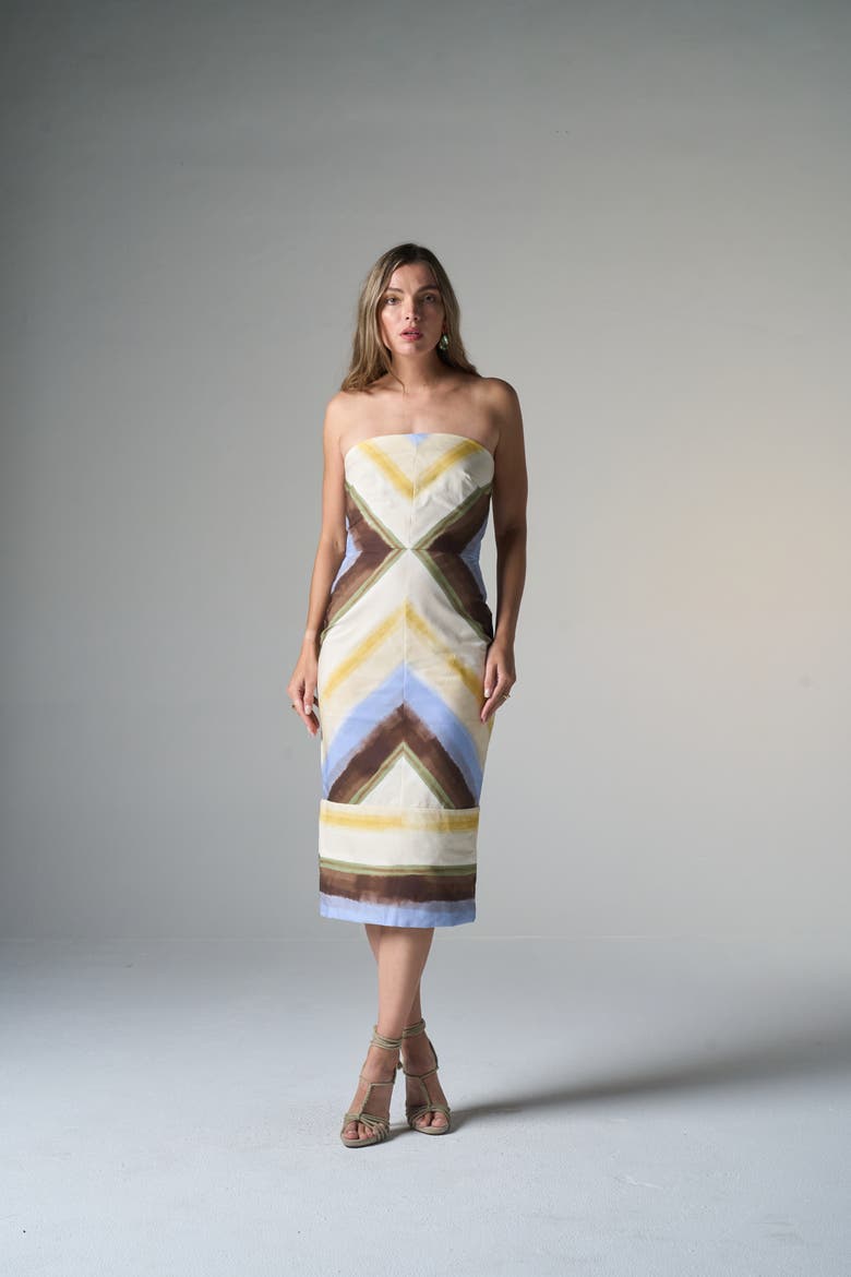 Audrey Dress, Main, color, Blue Multi