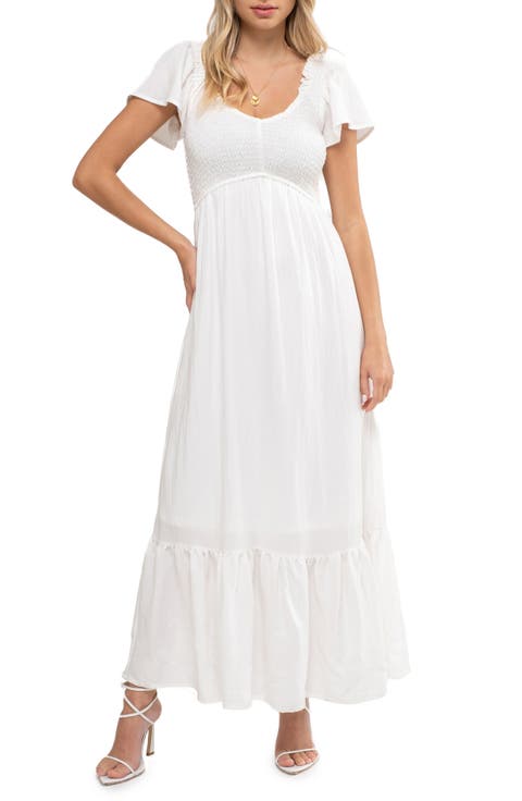 Short Sleeve Midi Dress