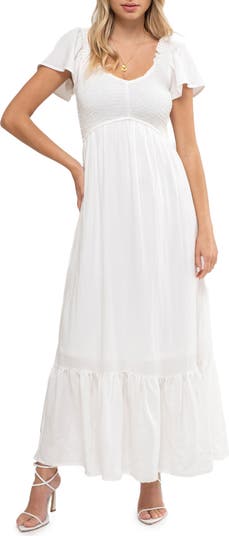 Short Sleeve Midi Dress