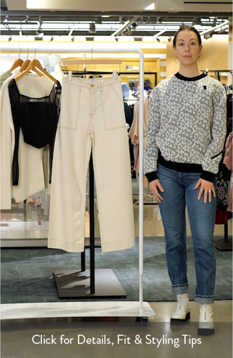 Penny High Waist Wide Leg Utility Jeans, sales video thumbnail