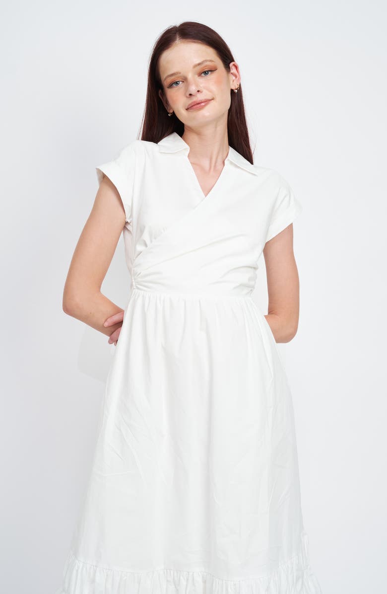 En Saison Juliet Cotton Midi Dress, Alternate, color, 