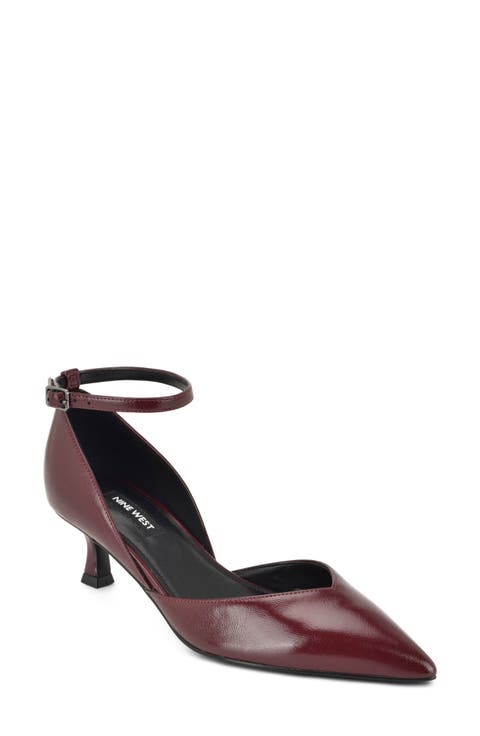 Kory Faux Leather Pointed Toe Pump