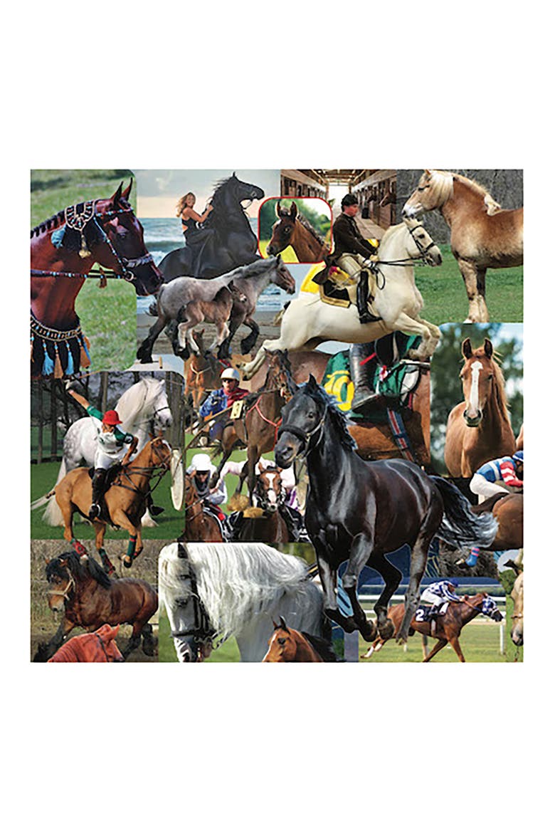 Horses, Horses, Horses by Steve Smith, 24 x 30 Inches, 1000 Puzzle, Alternate, color, Multicolored