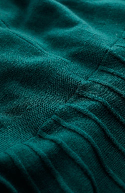 Seasalt Cornwall Folk Song Rib Midi Sweater Dress In Green