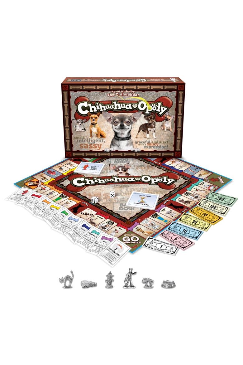 Chihuahuaopoly Monopoly Board Game, Main, color, Multicolored
