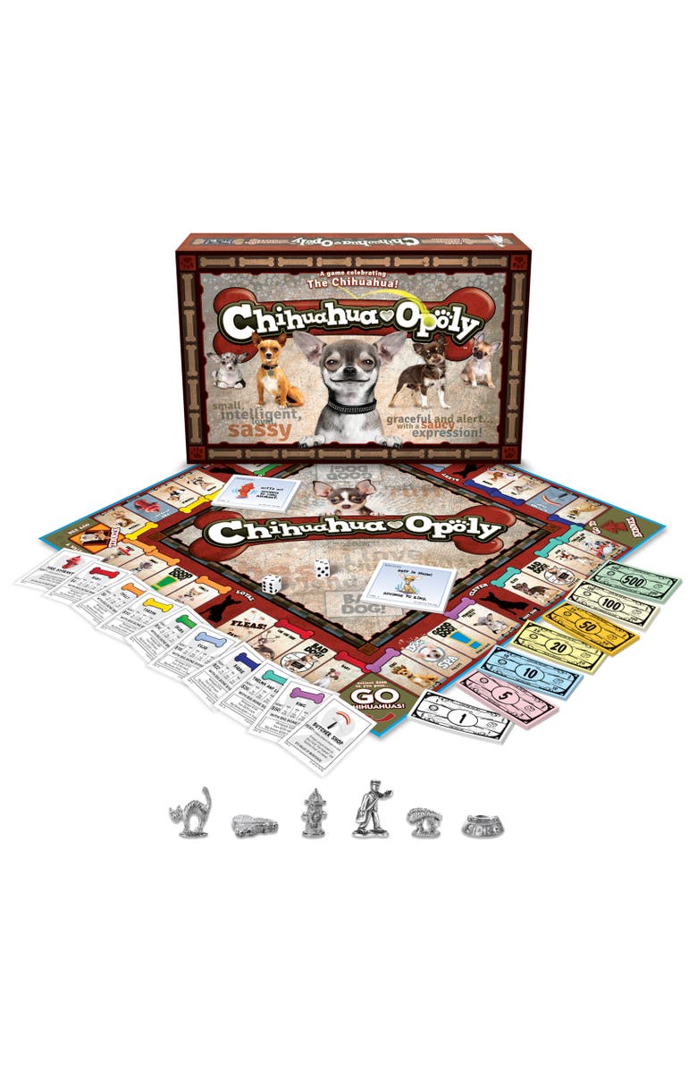 Late for the Sky Chihuahuaopoly Monopoly Board Game, Main, color, Multicolored