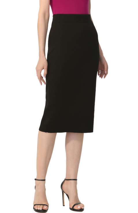 Women's Knit Pencil Skirt