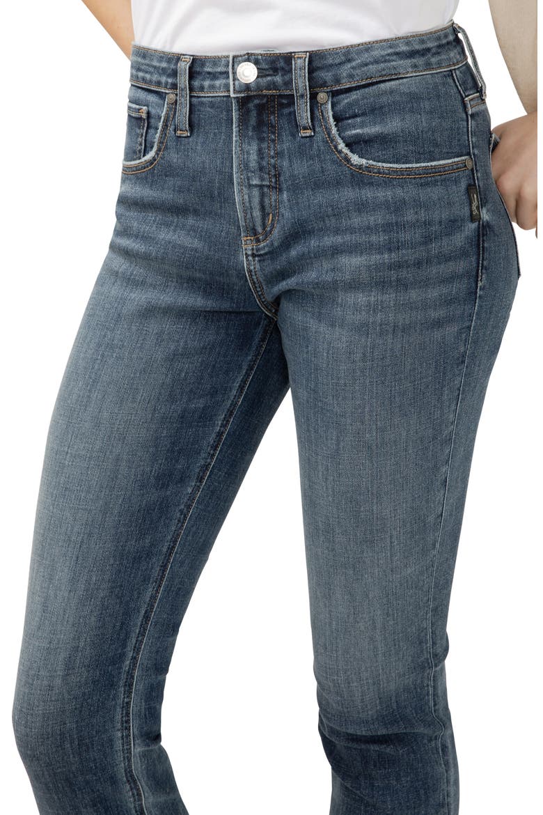 Elyse Skinny Jeans, Alternate, color, ARIA