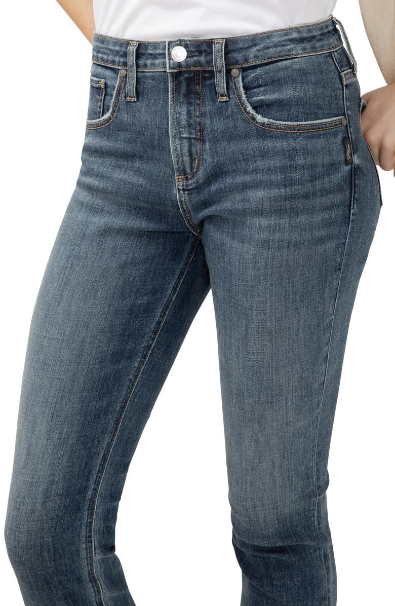 Silver Jeans Co. Elyse Skinny Jeans, Alternate, color, Aria
