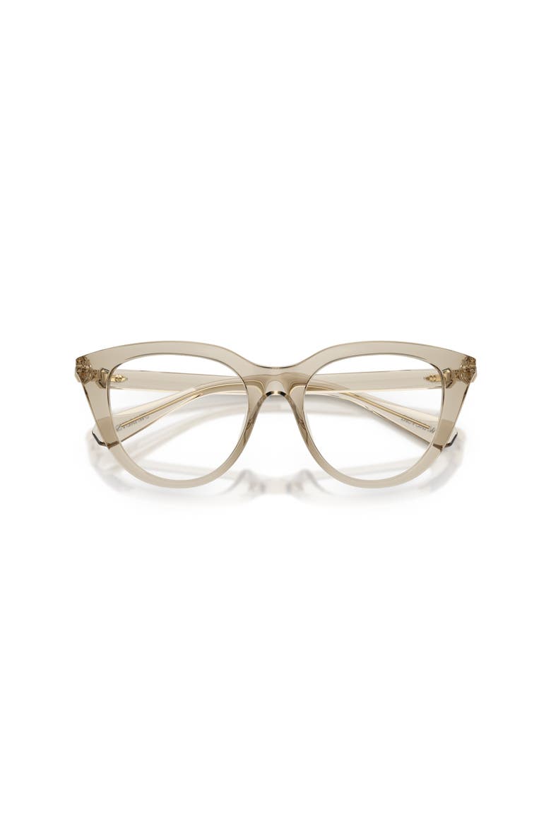 49mm Cat Eye optical glasses, Alternate, color, Beige