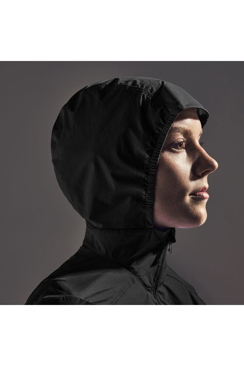 Fernflow Hooded Windbreaker - Women's, Alternate, color, Black