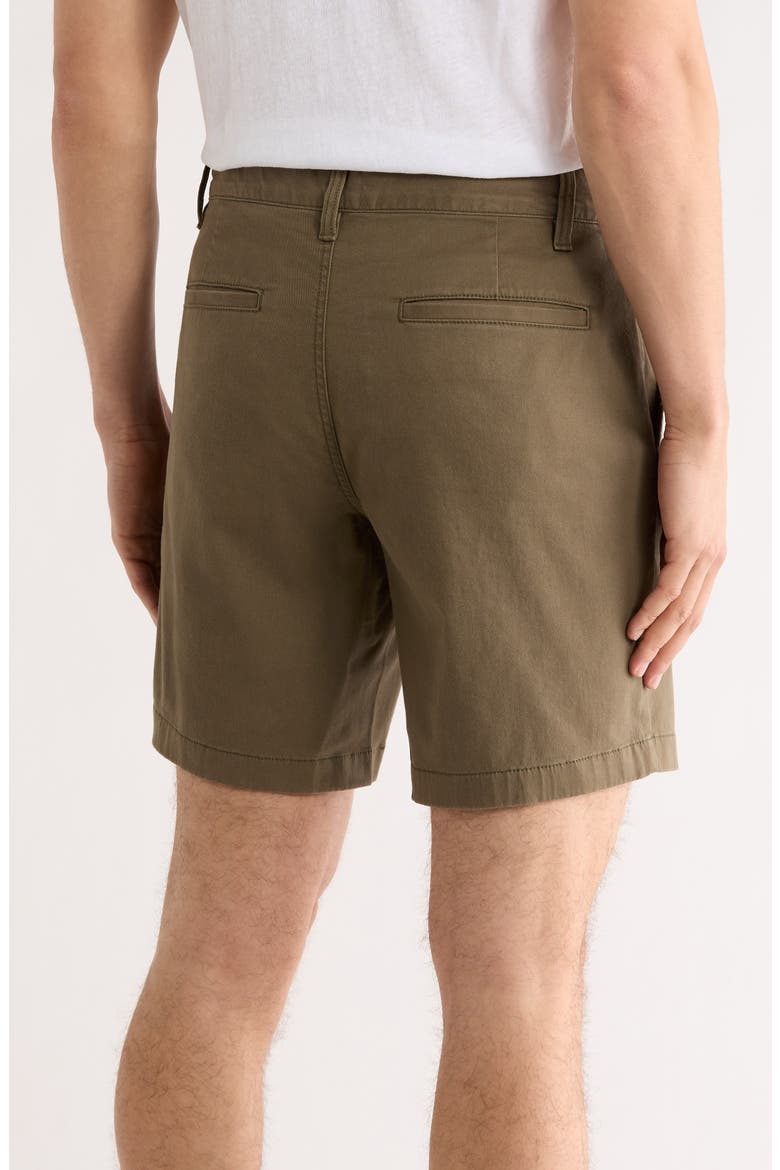 Wallin Stretch Twill Chino Shorts, Alternate, color, OLIVE TUNDRA