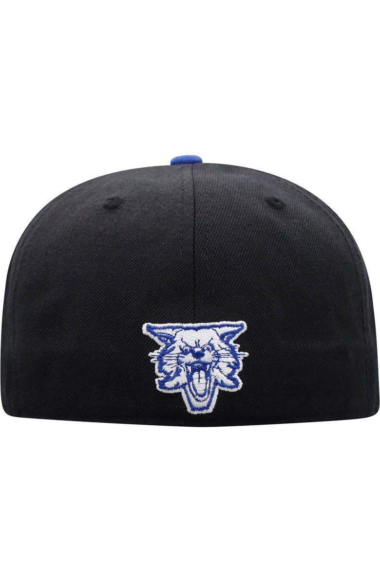 TOP OF THE WORLD Men's Top of the World Black/Royal Kentucky Wildcats Team Color Two-Tone Fitted Hat, Alternate, color, Black