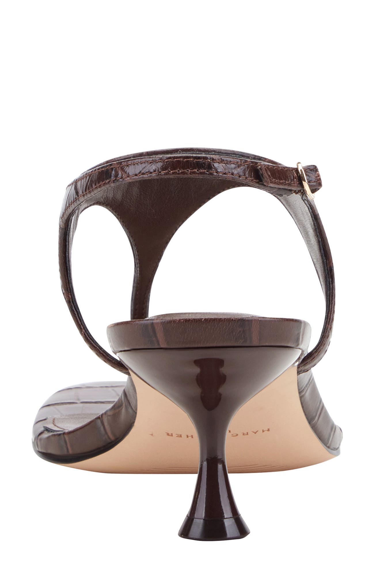 Marc Fisher LTD Pelysa Ankle Strap Sandal, Alternate, color, Dbr01