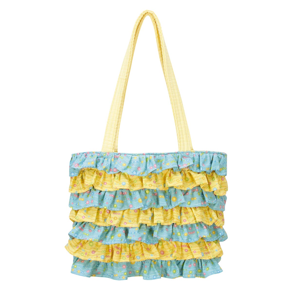 Fizzy Ruffle Tote, Main, color, Blue