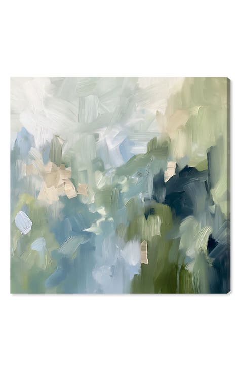 Minted Brush Canvas Wall Art