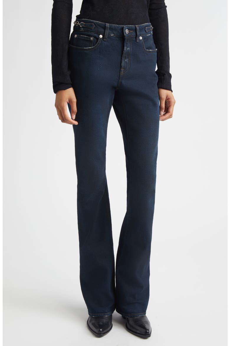 Journey Stretch Denim Bootcut Jeans, Main, color, BLUE