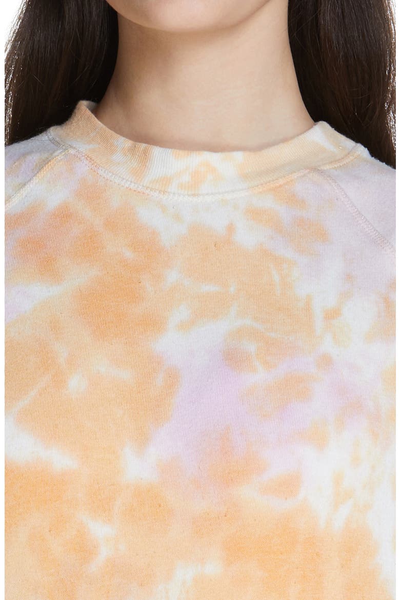 Old School Kaleidoscope Sweatshirt, Alternate, color, PINK SHERBERT TIE DYE