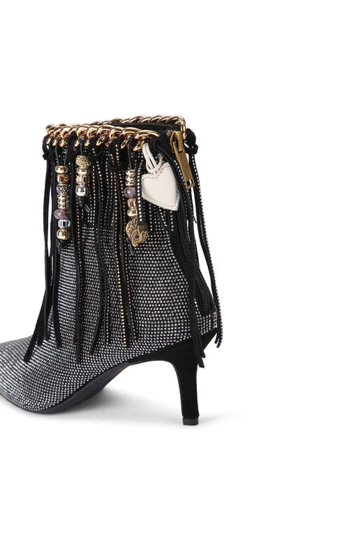 Kurt Geiger London Fringe Pointed Toe Boot