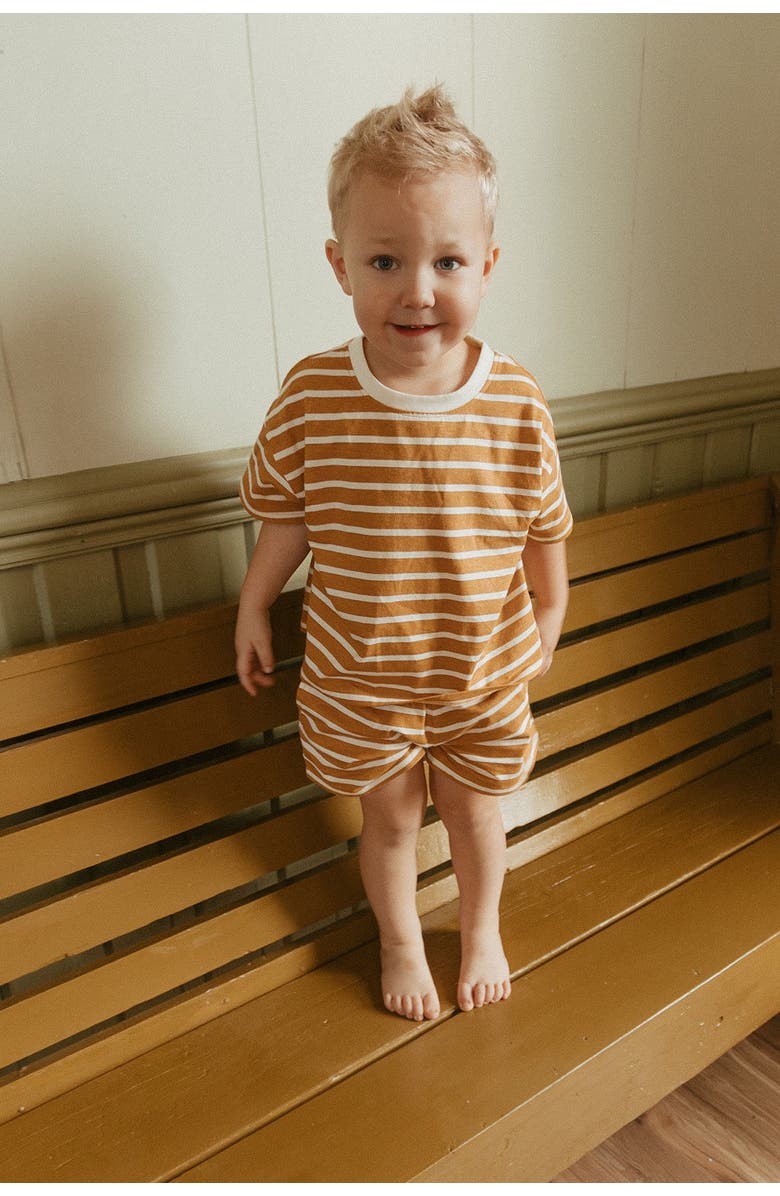 Winnie + Crew Toby Set, Alternate, color, Apple Cinnamon Stripe