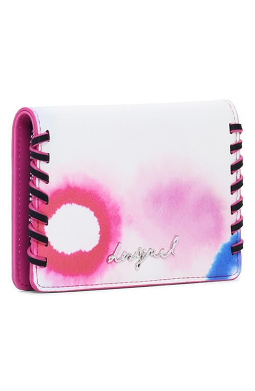 Desigual Small Wallet With Topstitching