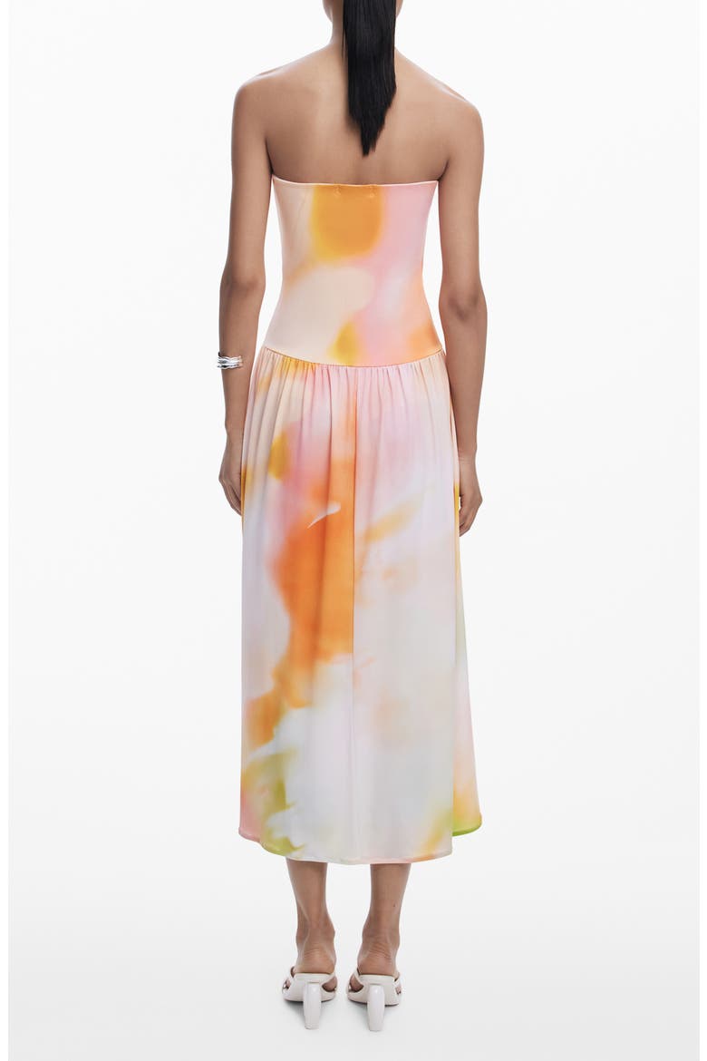 Halter Neck Max Dress, Alternate, color, LIGHT BEIGE