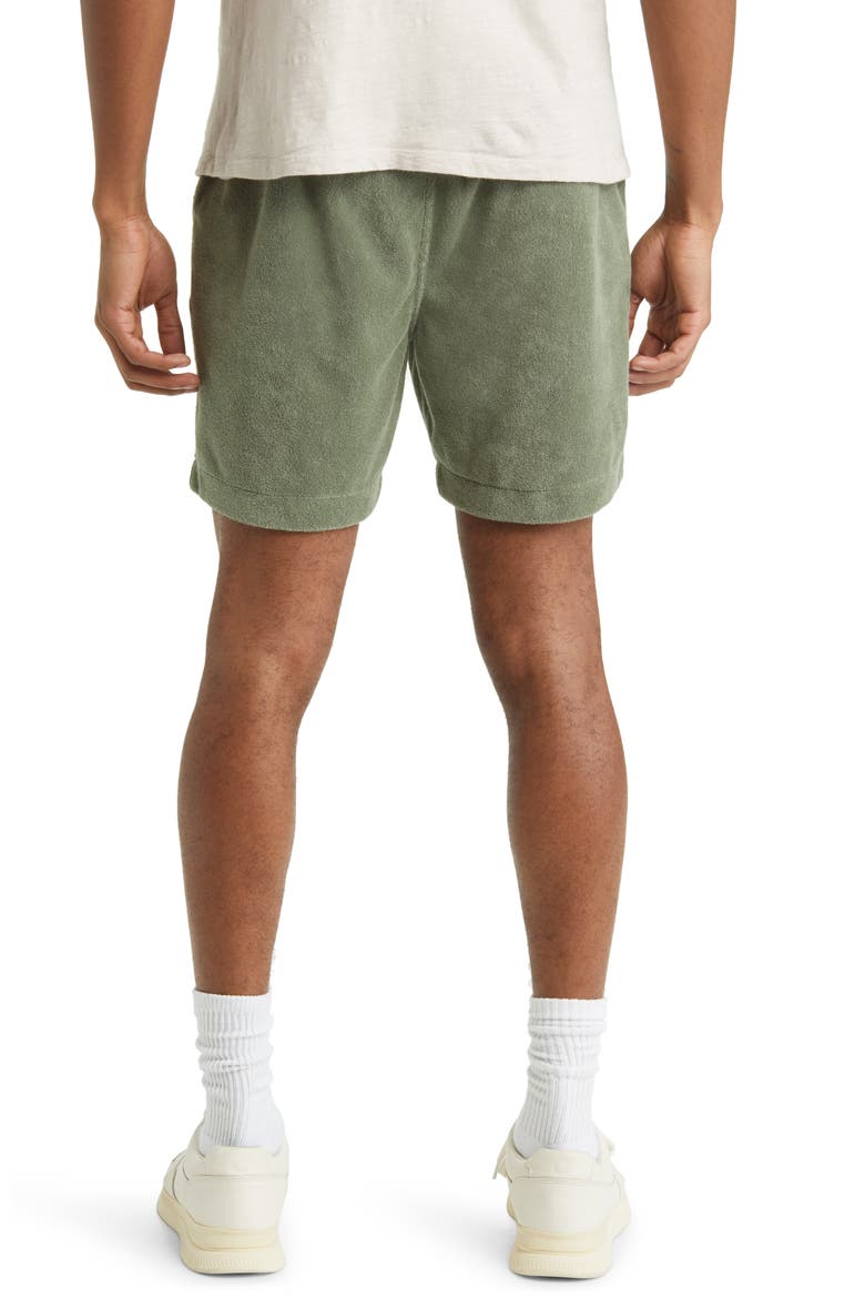 Terry Cloth Bermuda Shorts, Alternate, color, 0115-ARMY