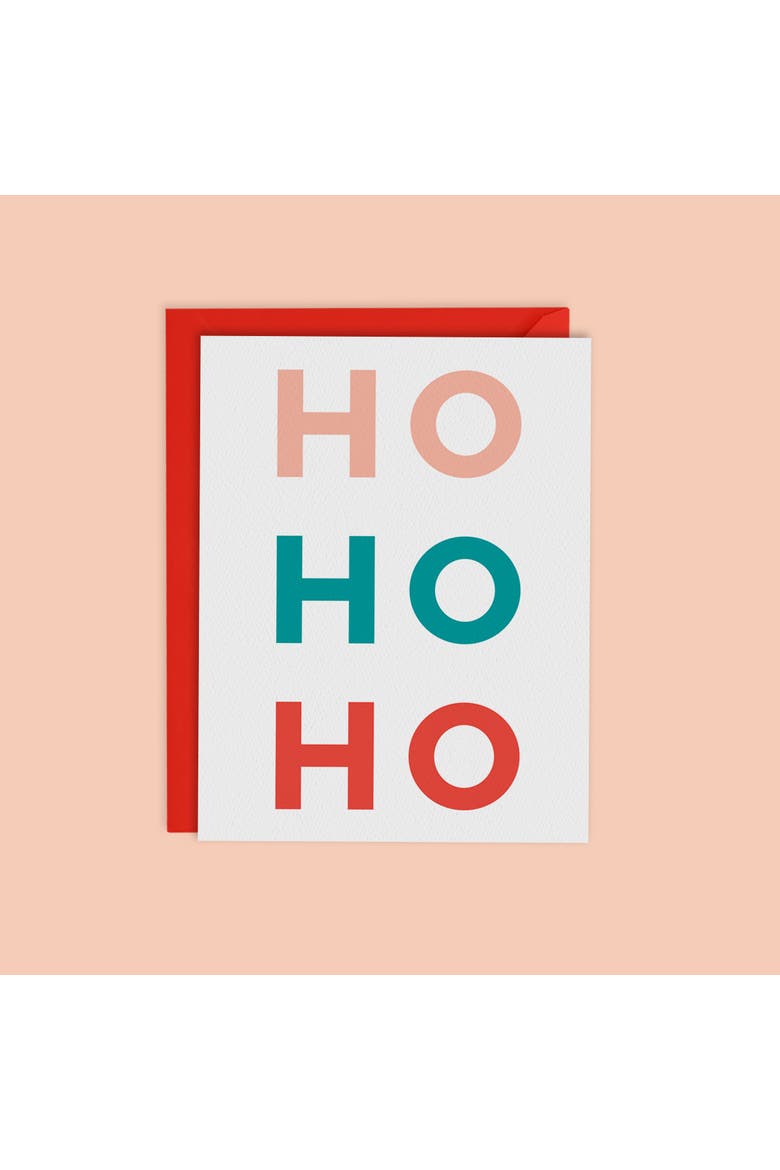 HO HO HO Santa Claus Christmas Card-Boxed Set of 8 Cards, Alternate, color, Multi