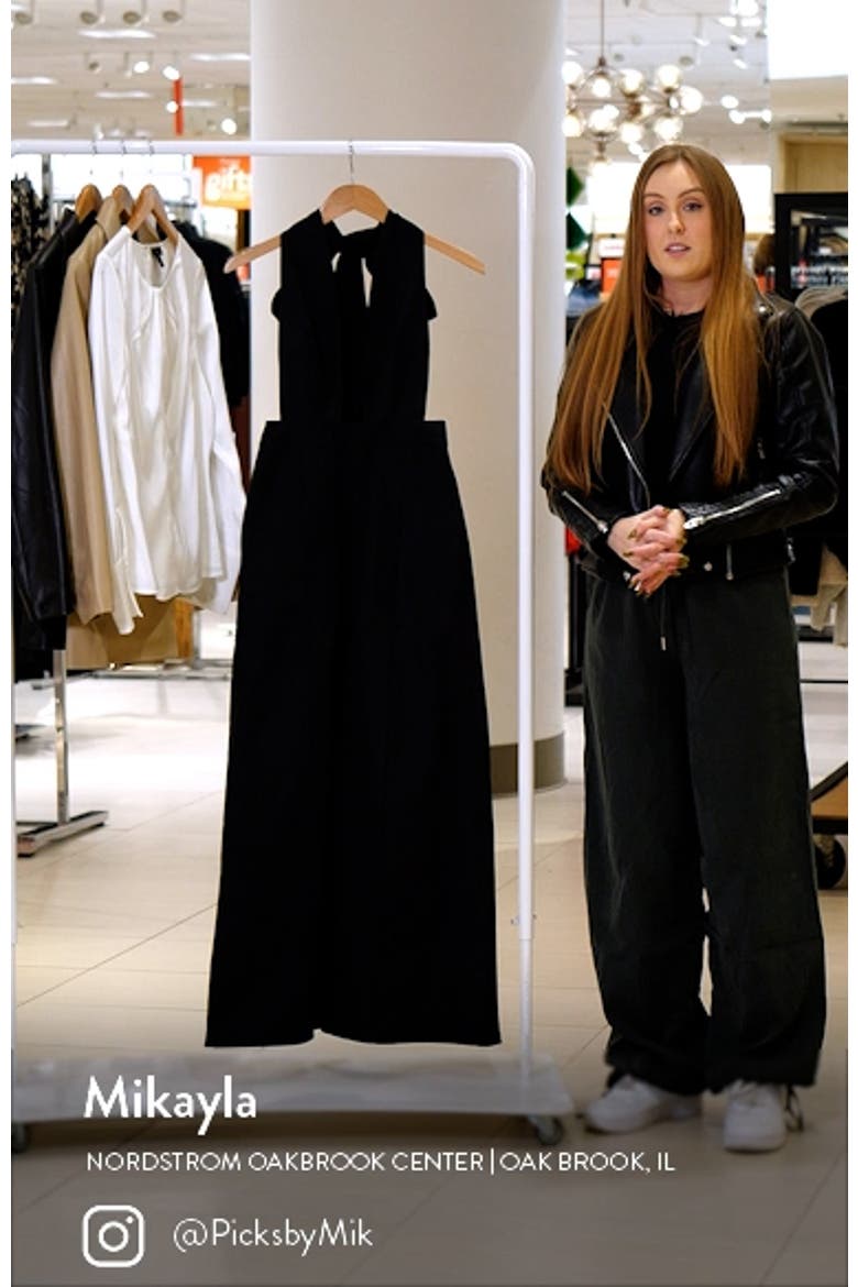 Bow Tie Halter Jumpsuit video