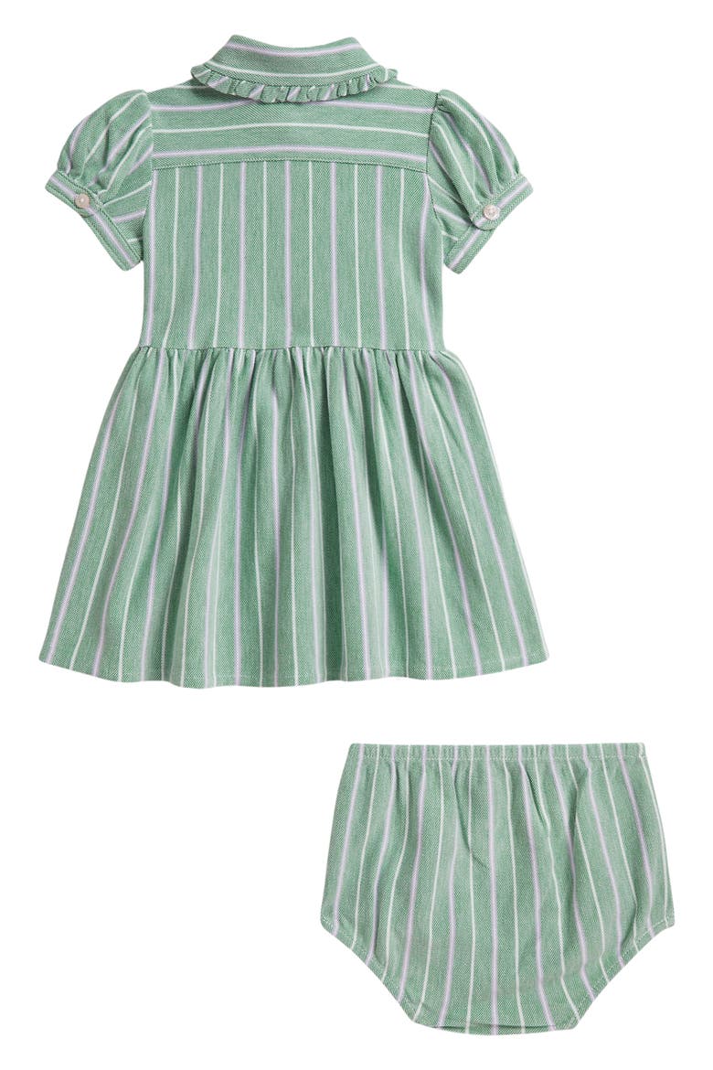 Kids' Oxford Mesh Dress & Bodysuit, Alternate, color, FOREST LAVENDER MULTI