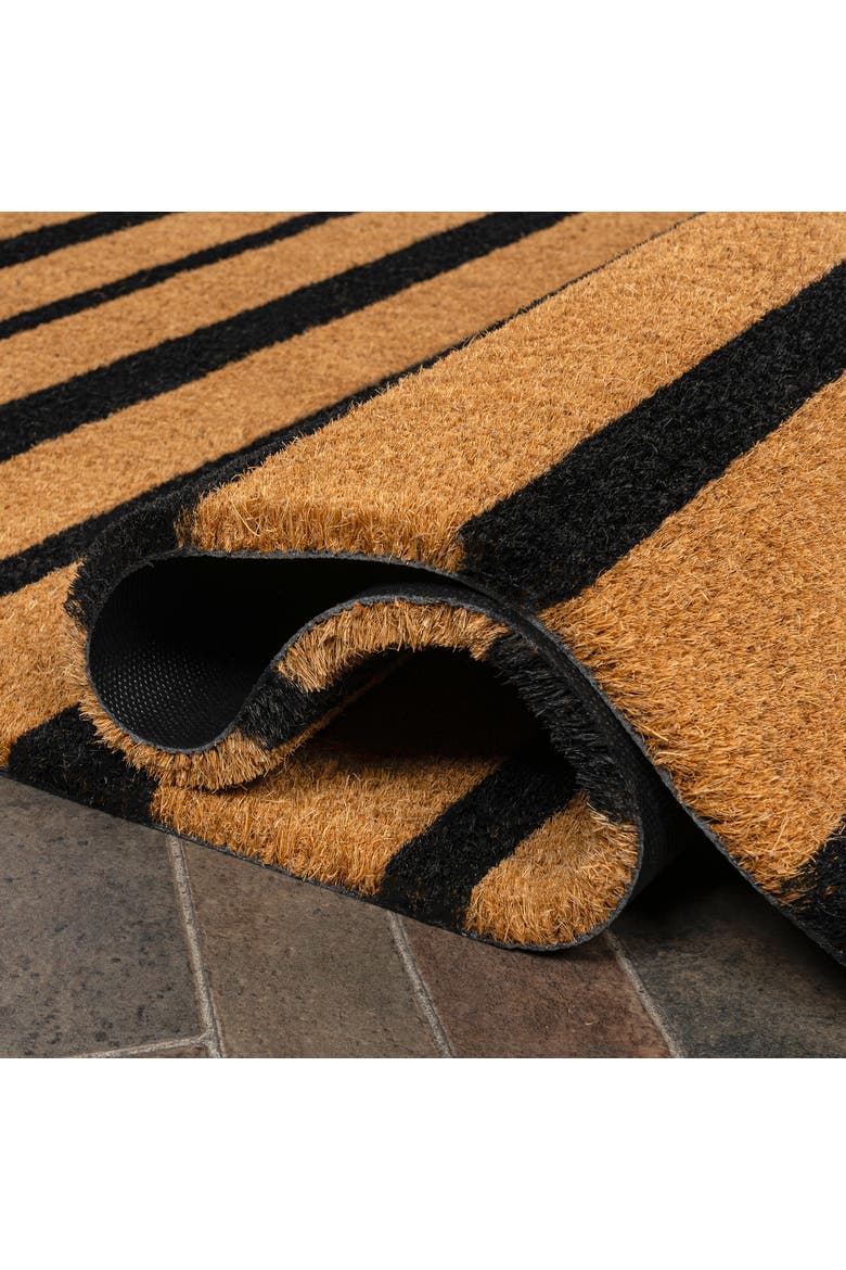 Peater Classic Casual Commerical Natural Coir Indoor/Outdoor Mat, Alternate, color, Natural Black