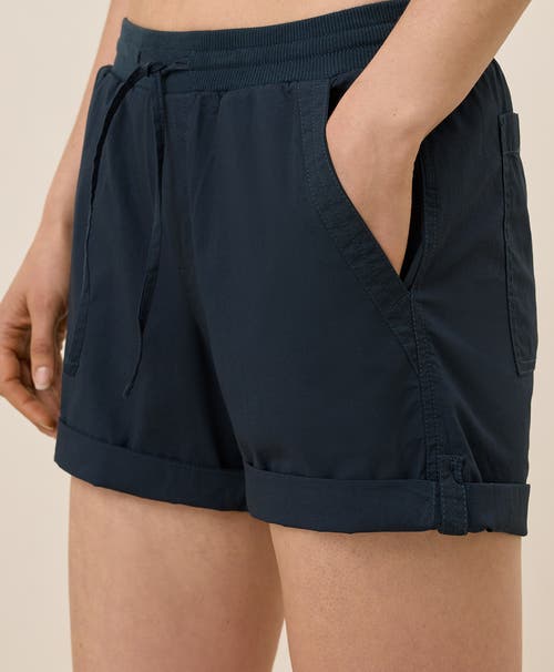 Pact Organic Cotton Monterey Poplin Short In Blue