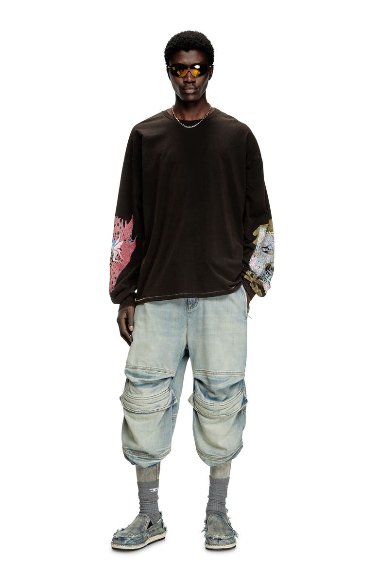 DIESEL<sup>®</sup> Graphic Long Sleeve T-Shirt, Alternate, color, 