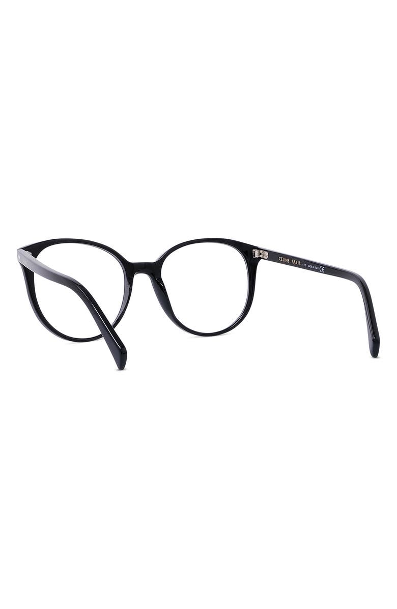 CELINE 54mm Round Reading Glasses, Alternate, color, 