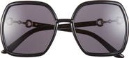 Gucci 55mm Square Sunglasses