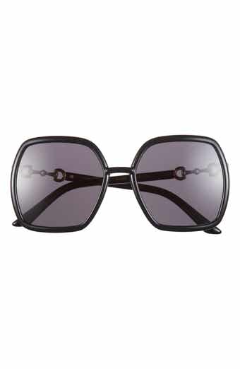 Gucci 55mm Square Sunglasses