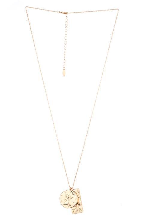 Long Zodiac Charm Necklace
