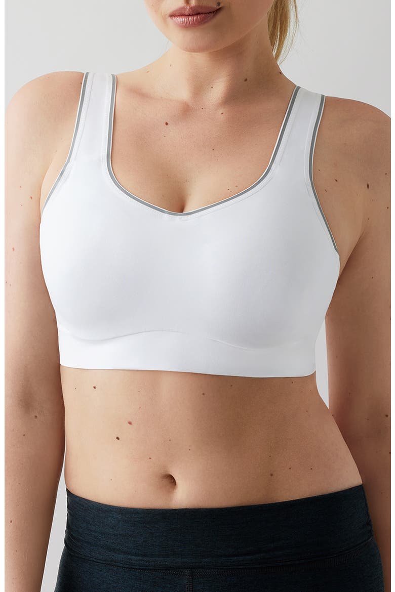 Sydney Underwire High Impact Sports Bra, Main, color, WHITE