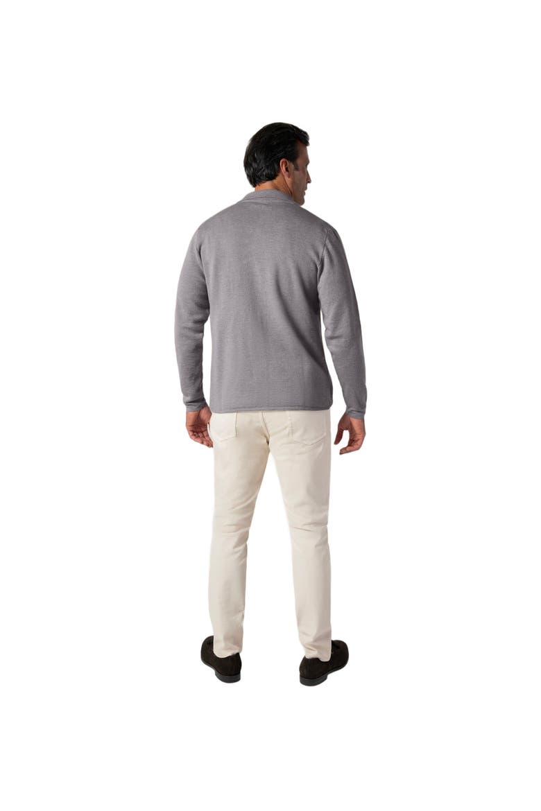 Landon Sweater Jacket, Alternate, color, Light Gray